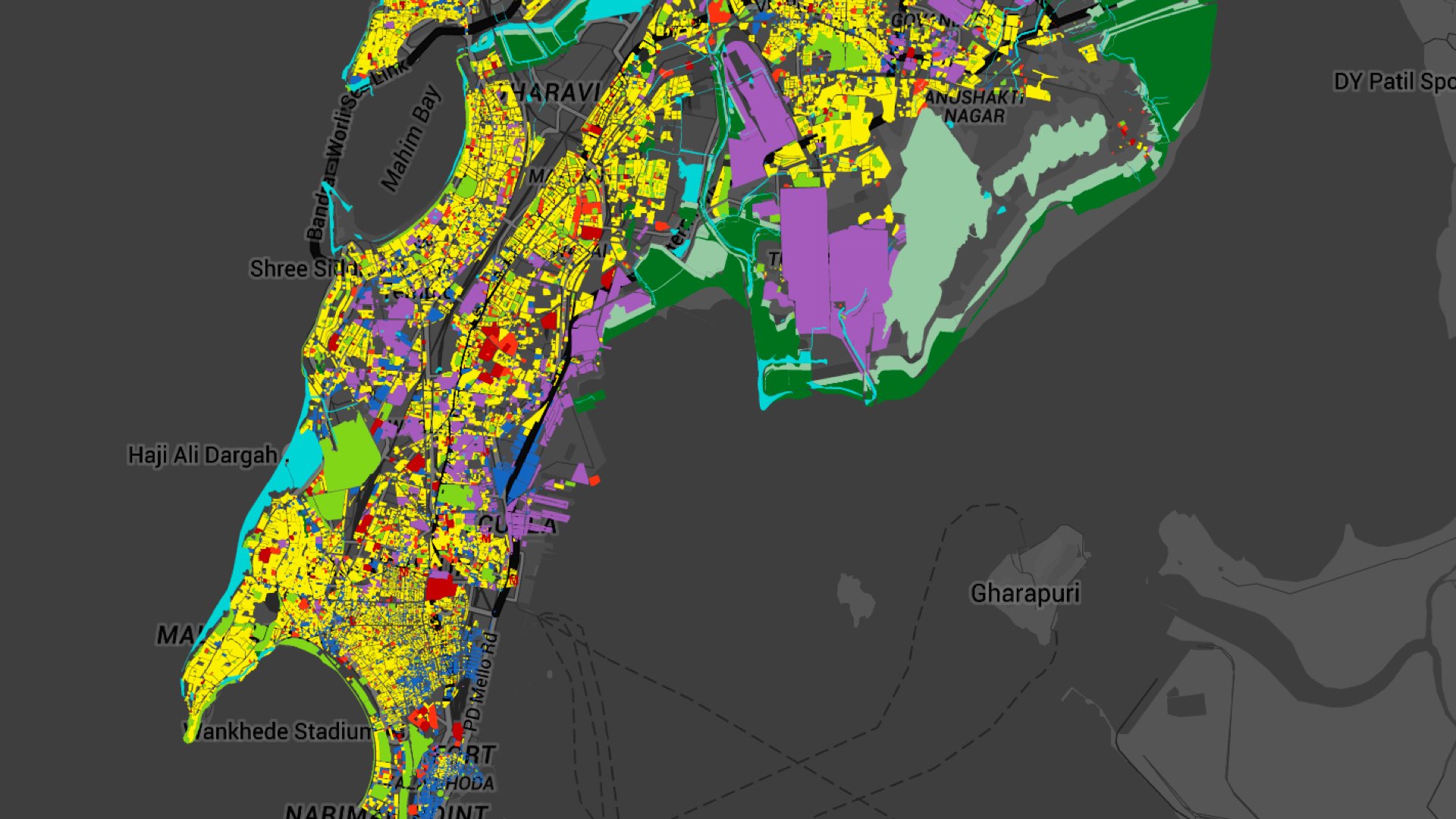 Mumbai Land Use Map Akor - Mumbaidata